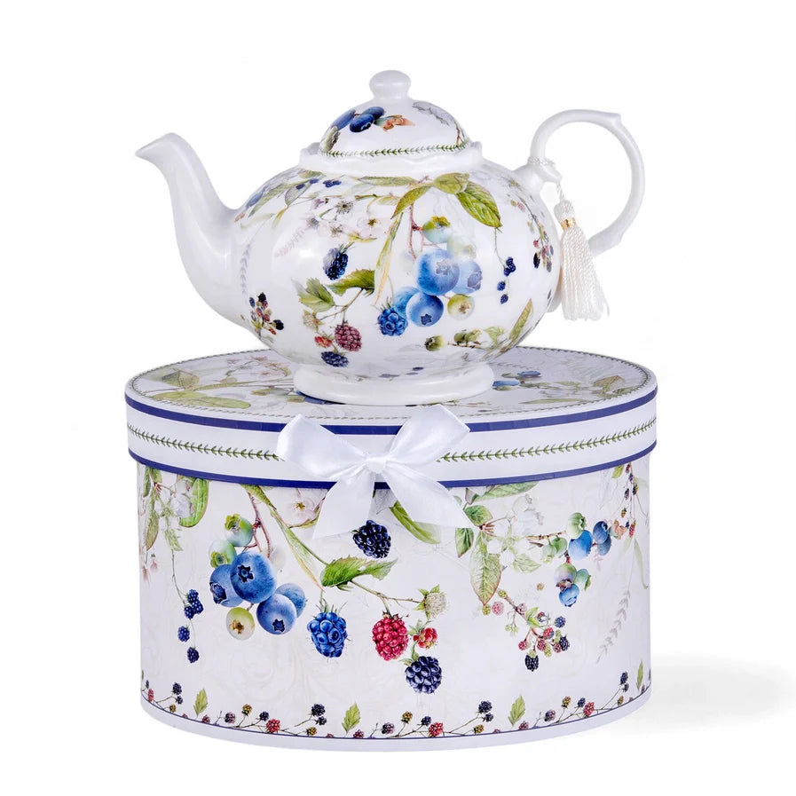 Wild Berries Fine China Teapot