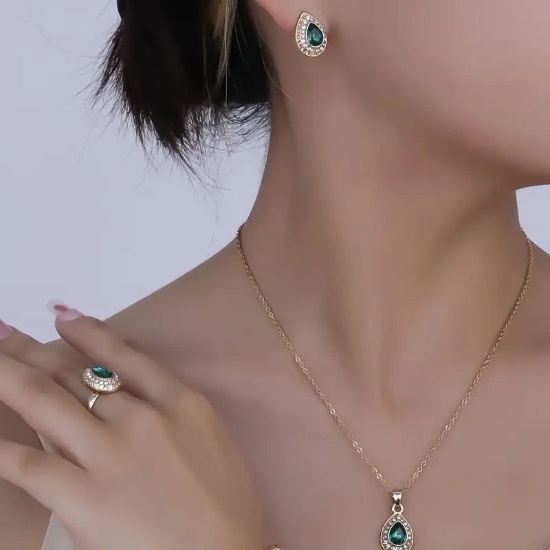 Exclusive Green Glass Jewelry Collection