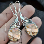 Vintage Gemstone Drop Earrings