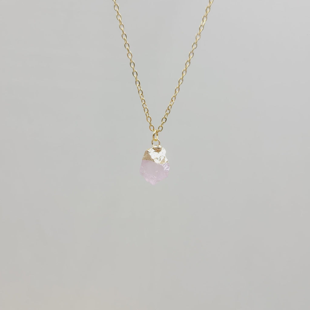 Olivenorma Irregular Crystal Raw Stone Gem gemstone Necklace