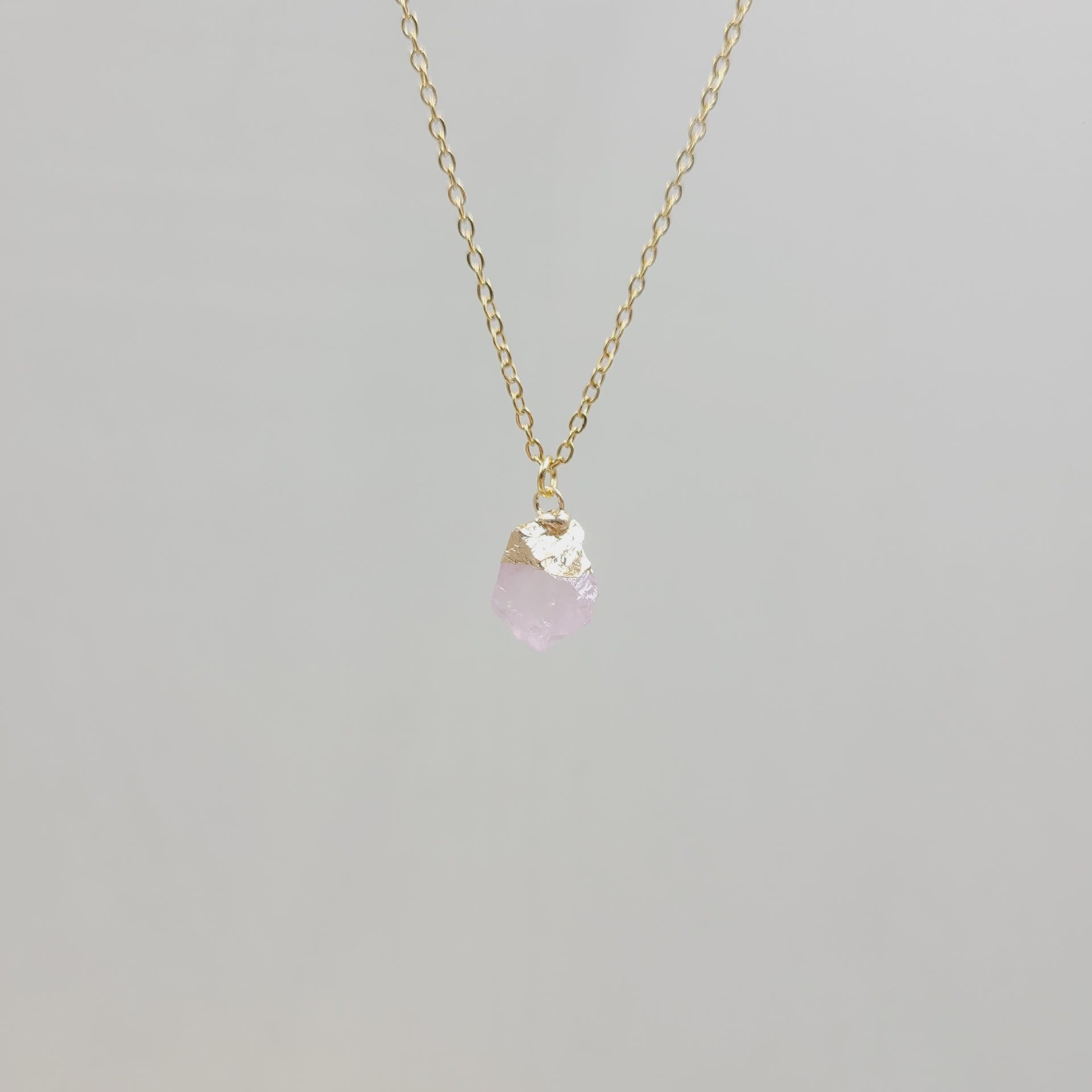 Olivenorma Irregular Crystal Raw Stone Gem gemstone Necklace