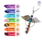 Olivenorma Wing 7 Chakra Healing Necklace