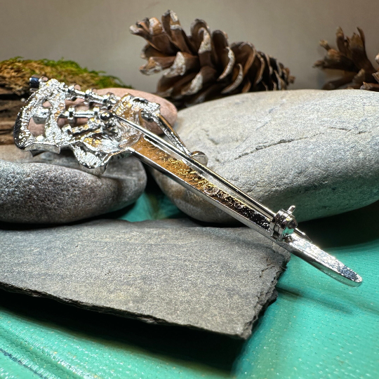 Bagpipes Kilt Pin