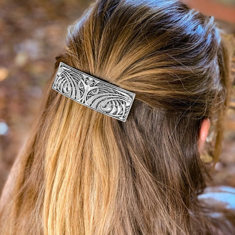 Art Deco Celtic Hair Clip