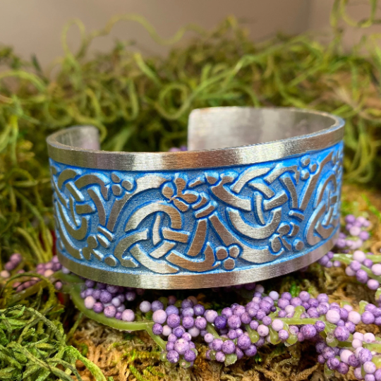 Fionn Celtic Knot Cuff Bracelet