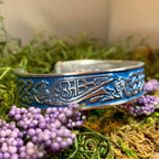 Celtic Raven Cuff Bracelet