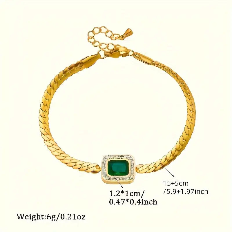 Exclusive Emerald Elegance Bracelet