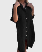 Jady™ | Ibiza-Style Casual Shirt Dress
