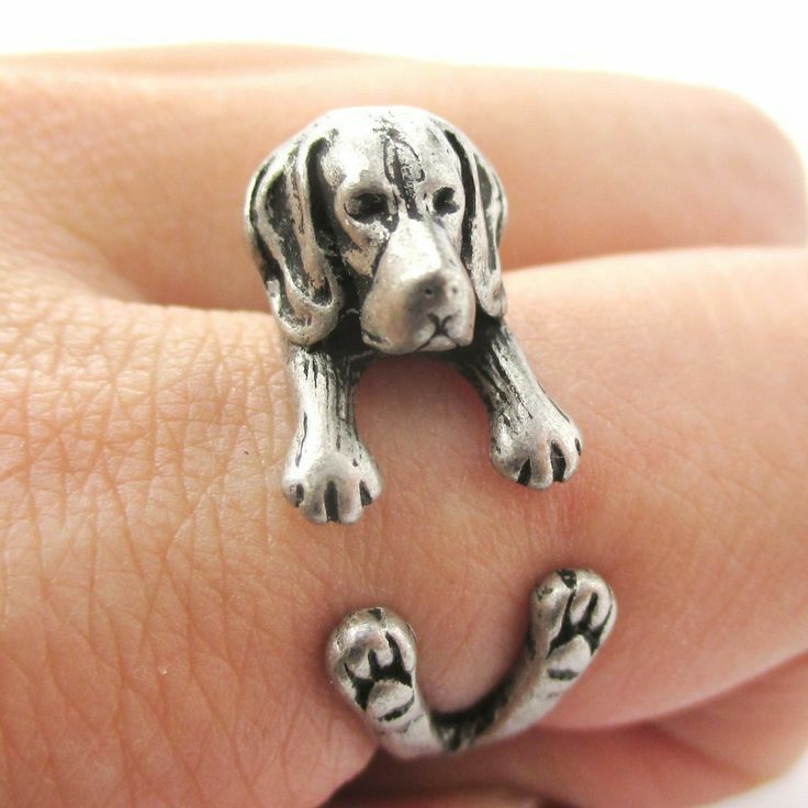 Silver Dog Ring