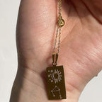 Olivenorma Gold Filled Chain Zodiac Necklace