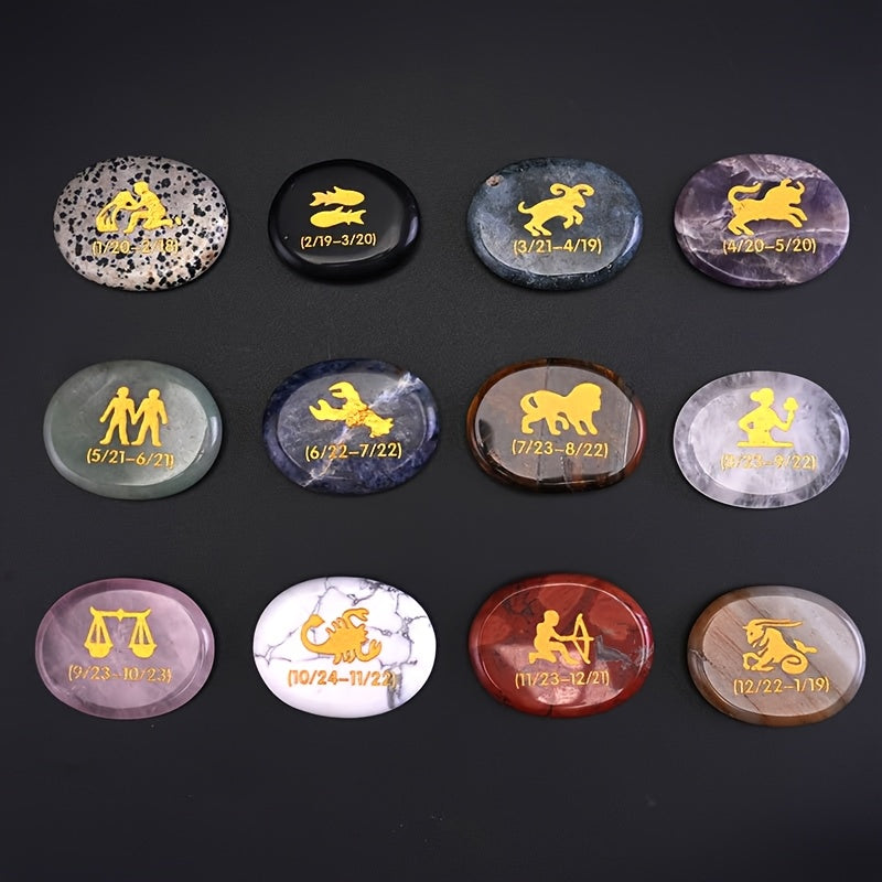 Boho Zodiac Crystal Set - Amethyst & Rose Quartz Stones