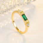 Anie - Natural Stones 925 Sterling Silver Ring