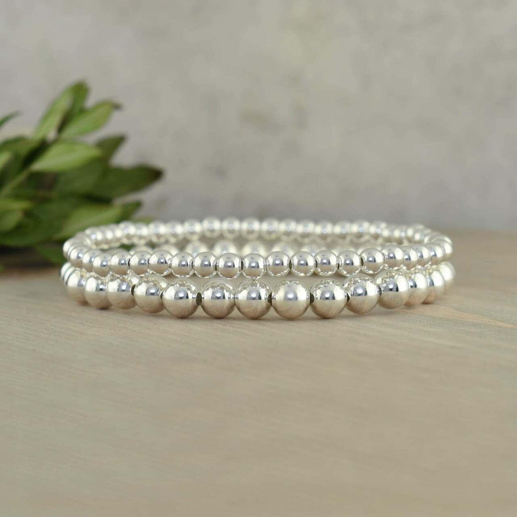 Beaded Stack Bracelet - 4mm