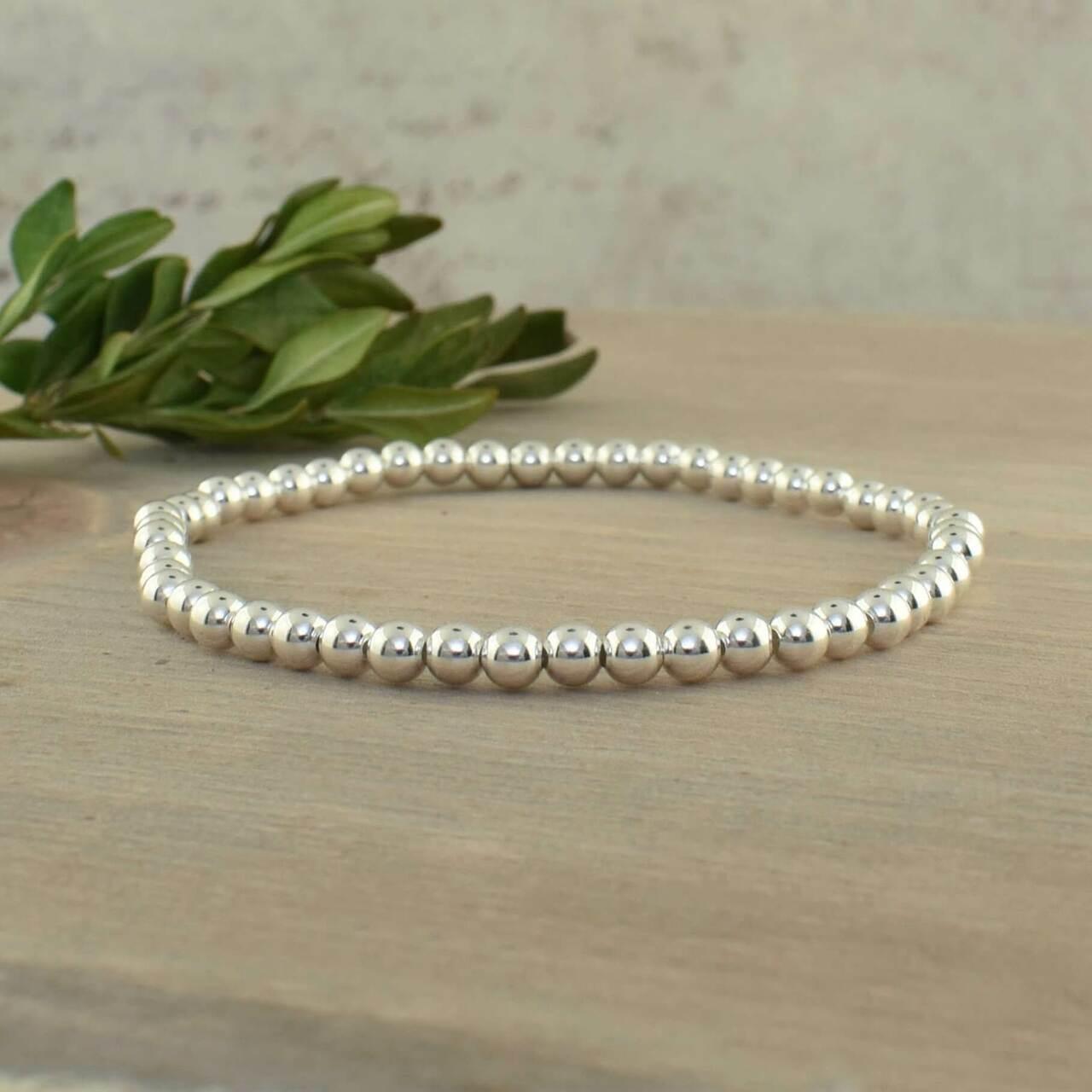Beaded Stack Bracelet - 4mm