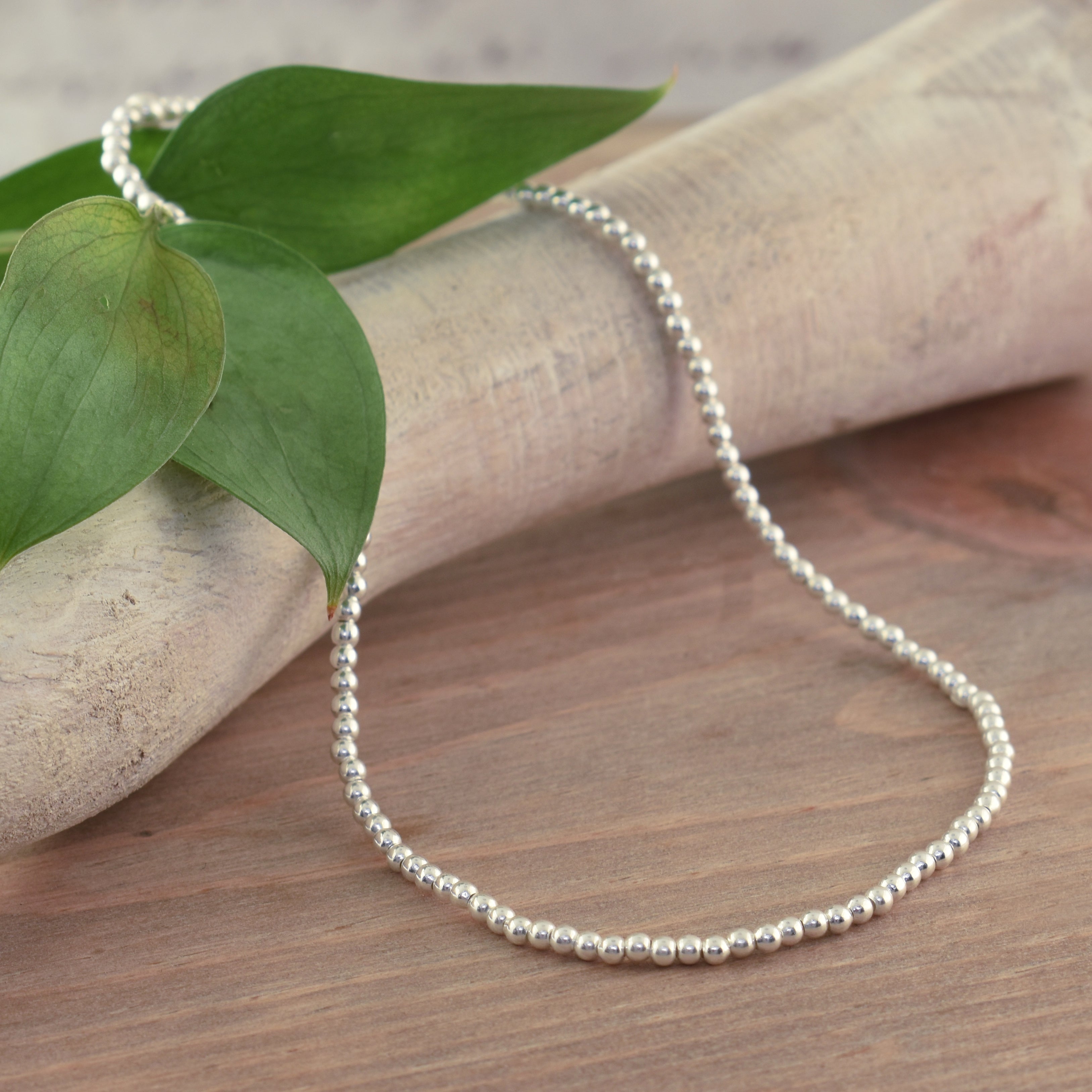 Beaded Stretch Anklet - 2mm