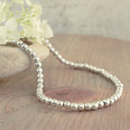 Beaded Stretch Anklet - 4mm