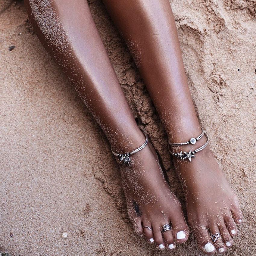 Cute Boho Starfish Anklet