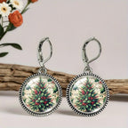 Vintage Christmas Tree Earrings
