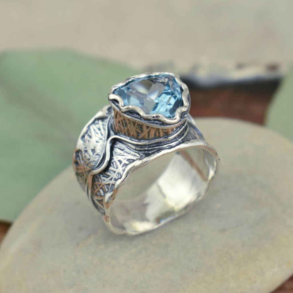 She's a Natural Ring - Blue Topaz