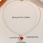 Carmessia Draevyn Gold Necklace