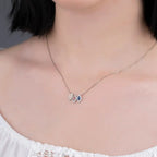 Olivenorma Tears Of Joy 1-8 Teardrop Birthstone Gift Card Necklace