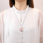 Olivenorma Natural Chakra Moon Necklace