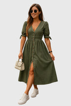 Jacqueline™ | Elegant Denim Dress