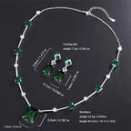 Emerald Elegance Jewelry Set