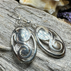 Ancient Echo Celtic Spiral Earrings