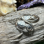 Ancient Echo Celtic Spiral Earrings