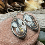 Ancient Echo Celtic Spiral Earrings