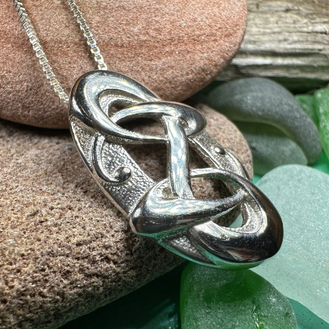 Nadine Modern Celtic Knot Necklace