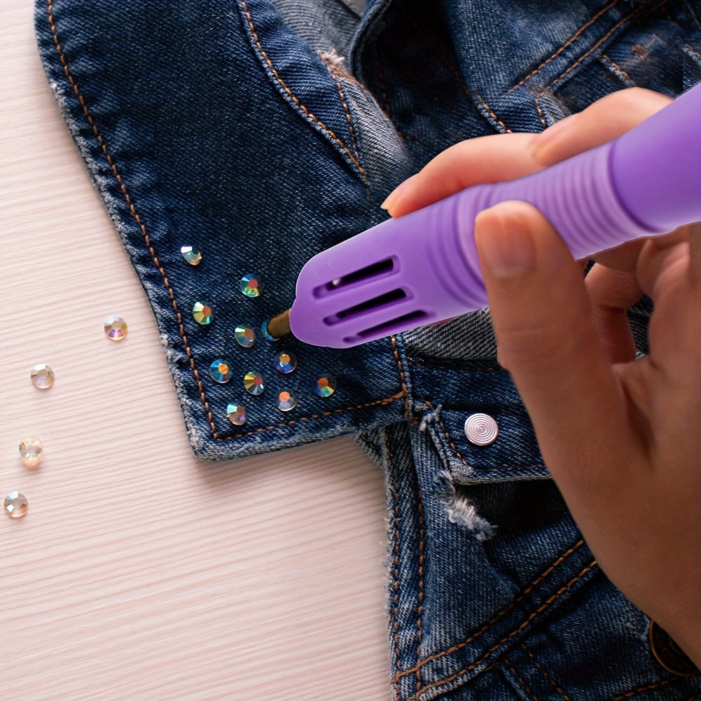 Glass Rhinestones Hot Fix - 12 Colors 5 Sizes