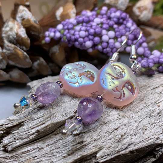 Midnight Moon Earrings
