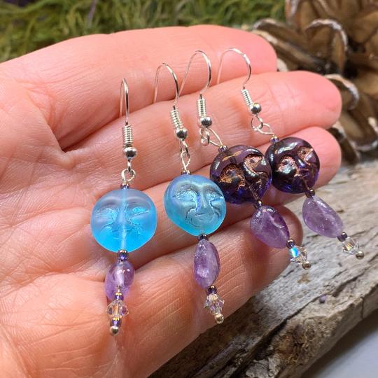 Midnight Moon Earrings