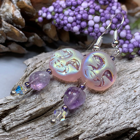 Midnight Moon Earrings