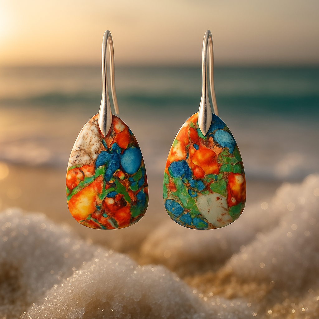 Aristea ��������������������������� Tropical Multicolor Earrings
