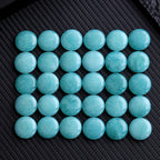 20pcs Tianhe Stone Polished Turquoise Oval Gemstones for DIY Jewelry Making