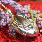 Claddagh Locket Necklace