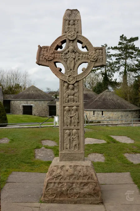 Artisan Irish Clonmacnoise Cross Necklace