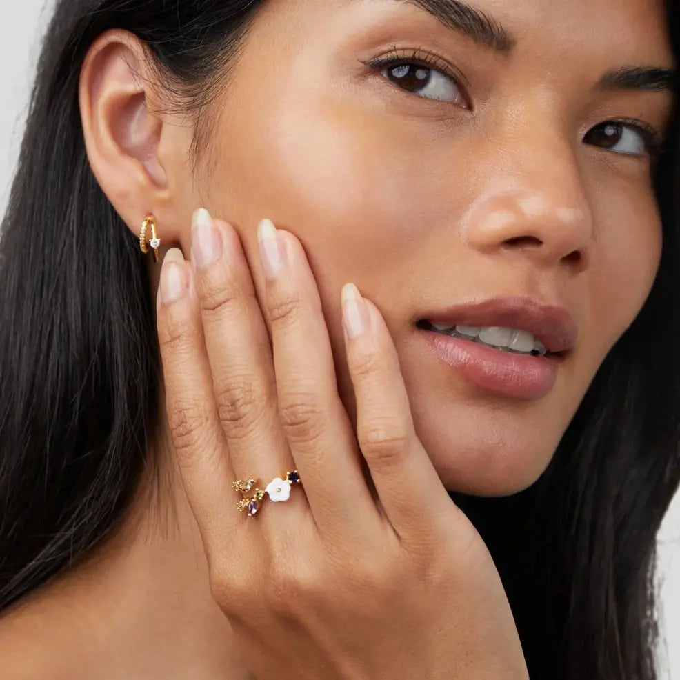 Joy - Gold Blossom Rings