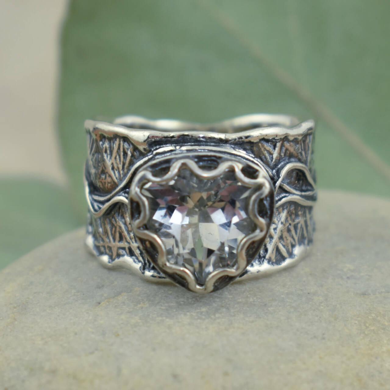 She's a Natural Ring - White Topaz