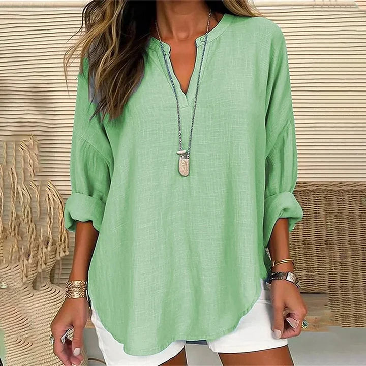 Courtney - Cozy Linen Top