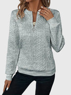 Nora™ | Sweater with Zipper