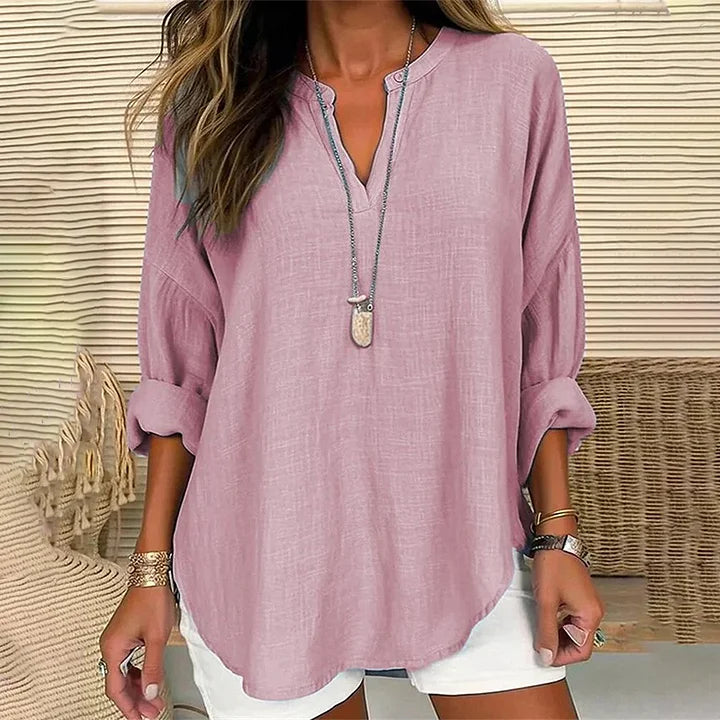 Erica - Cozy Linen Top