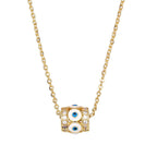 Olivenorma Turkish Evil Eye Hip Hop Pendant Necklace