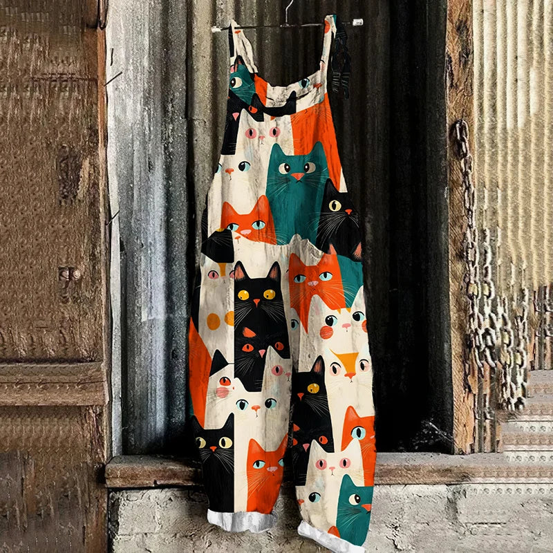 Rochelle - Patchwork Cat Dress