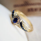 Exclusive Blue Gold Ring
