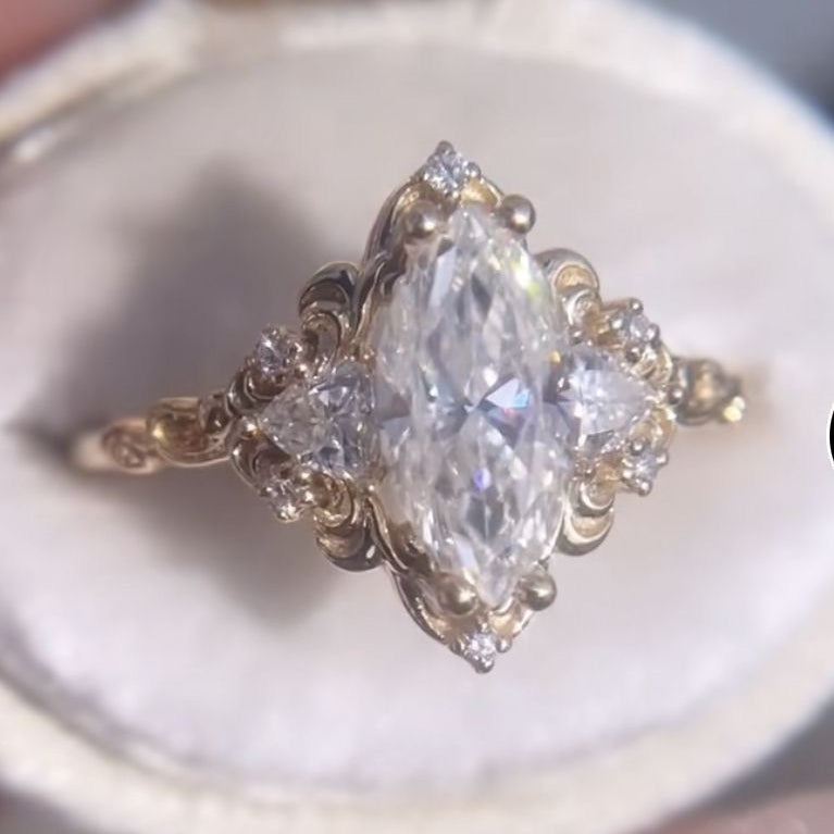 White Crystal Dream Ring