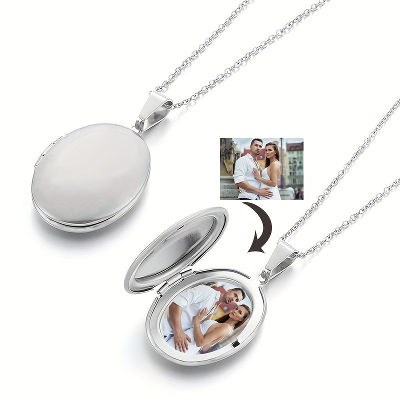 Personalized Photo Necklace Customized Pendant - Anniversary Gift